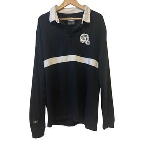 Lurking Class Rugby Shirt Size XL Black Skull‎ Y2K Skater Streetwear Grunge Goth